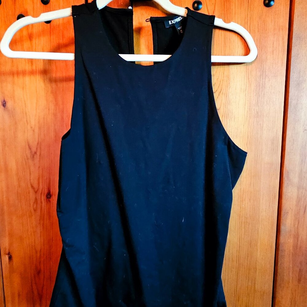 Express black high neck top
